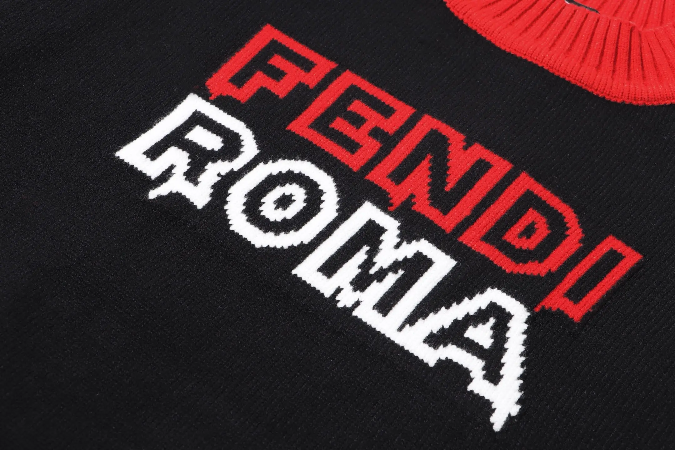 Fendi Roma Logo Intarsia Knit Sweater D20022093 — view 5