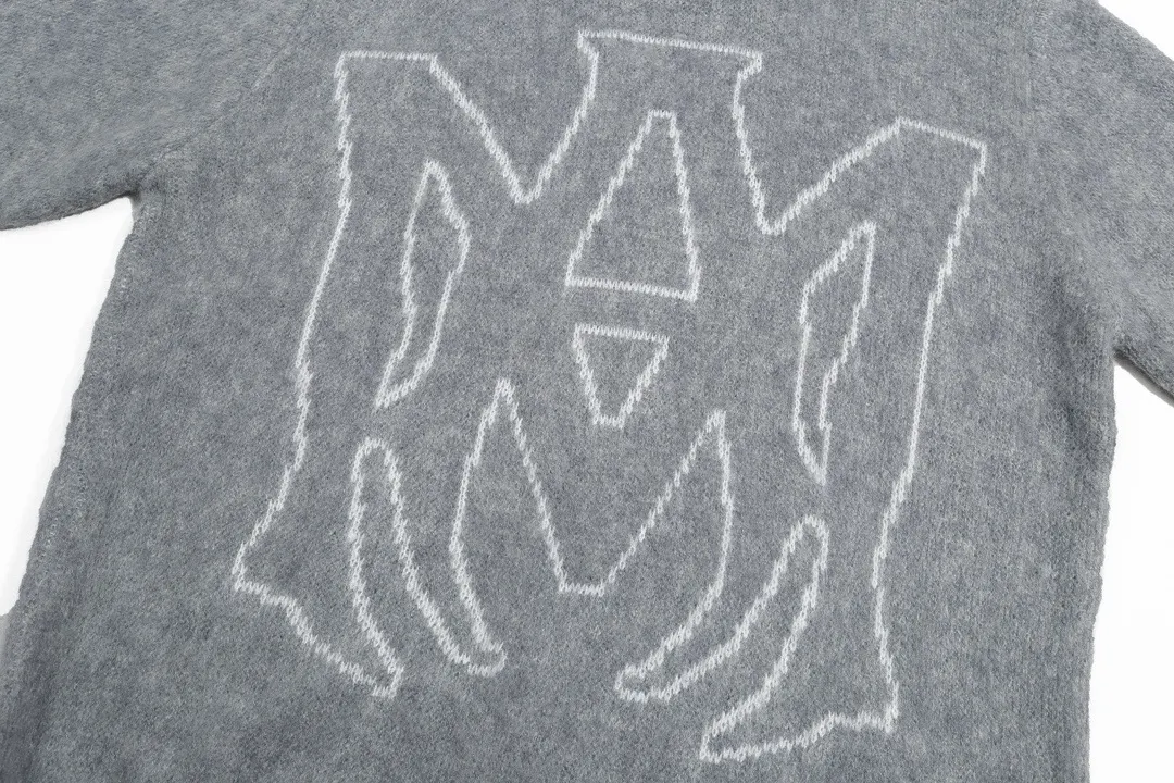 MA Logo Mohair-Blend Crew-Neck Sweater D20022145 — view 7