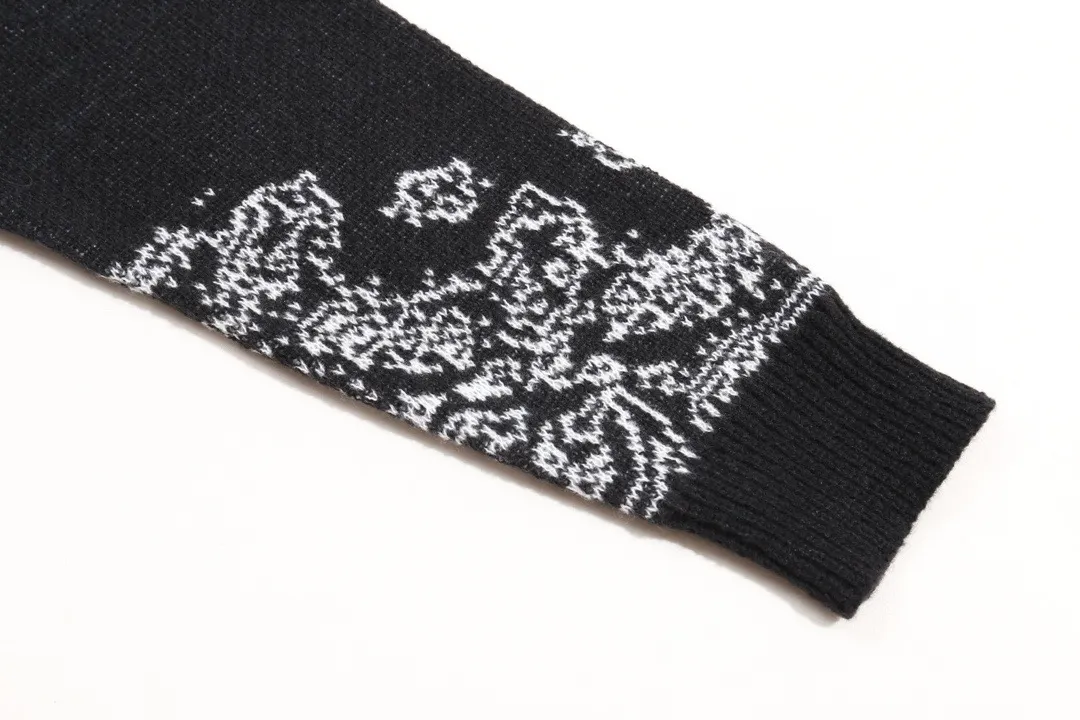 Logo-Embroidered Mohair-Blend Jacquard Sweater D20022151 — view 5