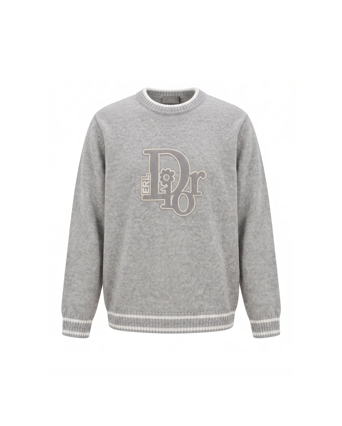 Dior by ERL Logo Embroidered Crew-Neck Sweater D20022083