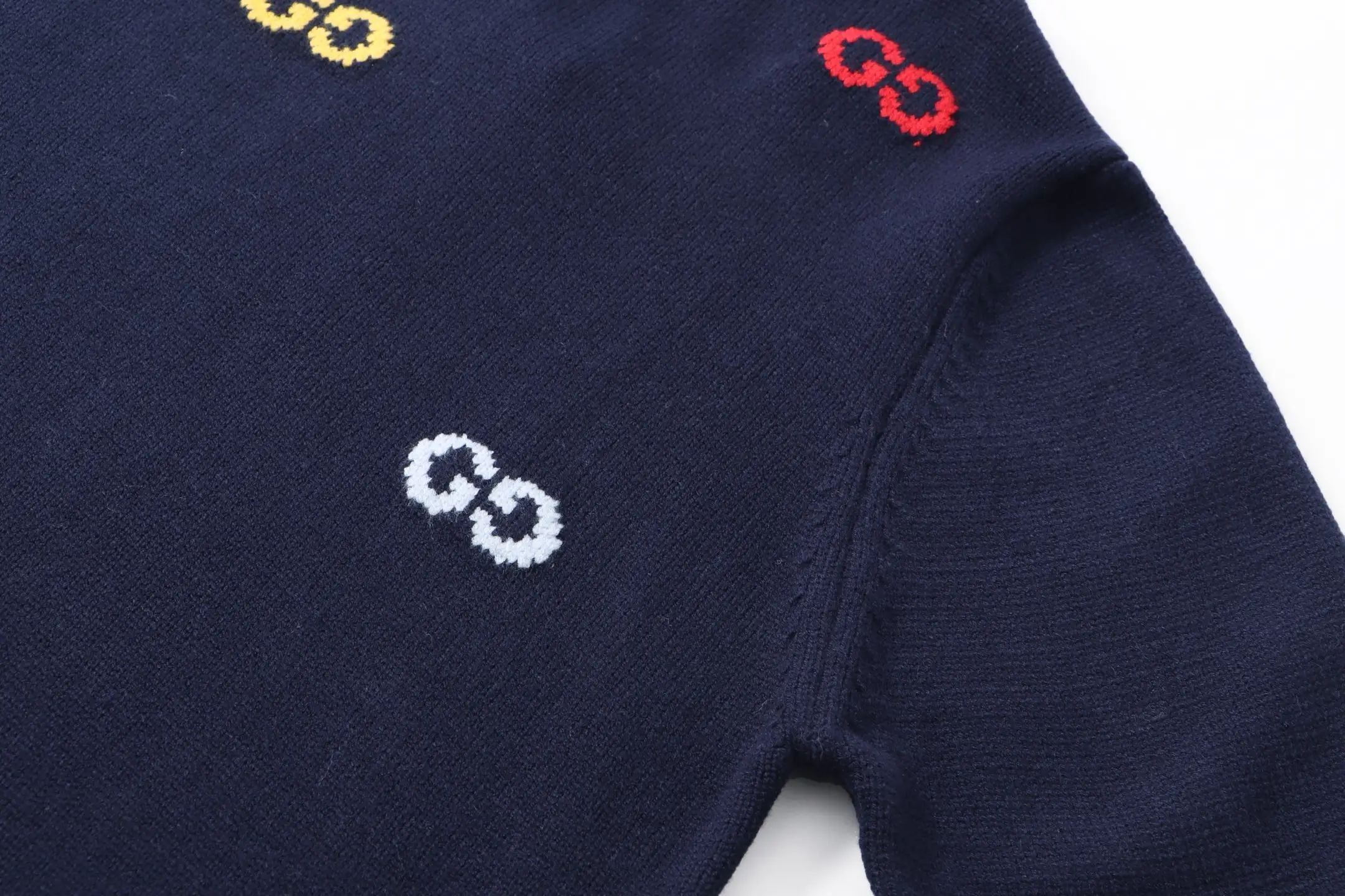 Multicolor Interlocking G Jacquard Sweater D20022138 — view 8