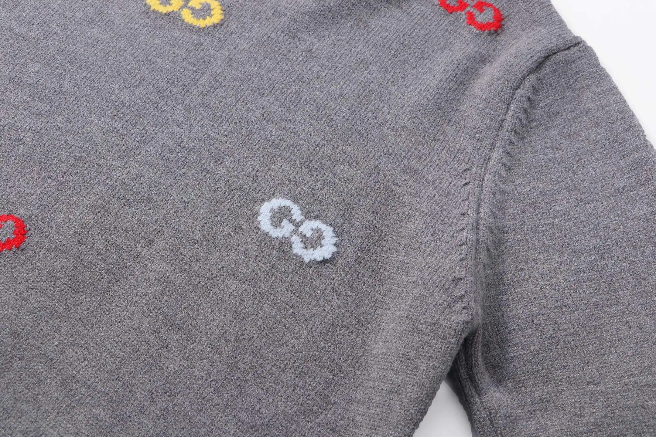 GG Jacquard Crew-Neck Sweater D20022137 — view 3
