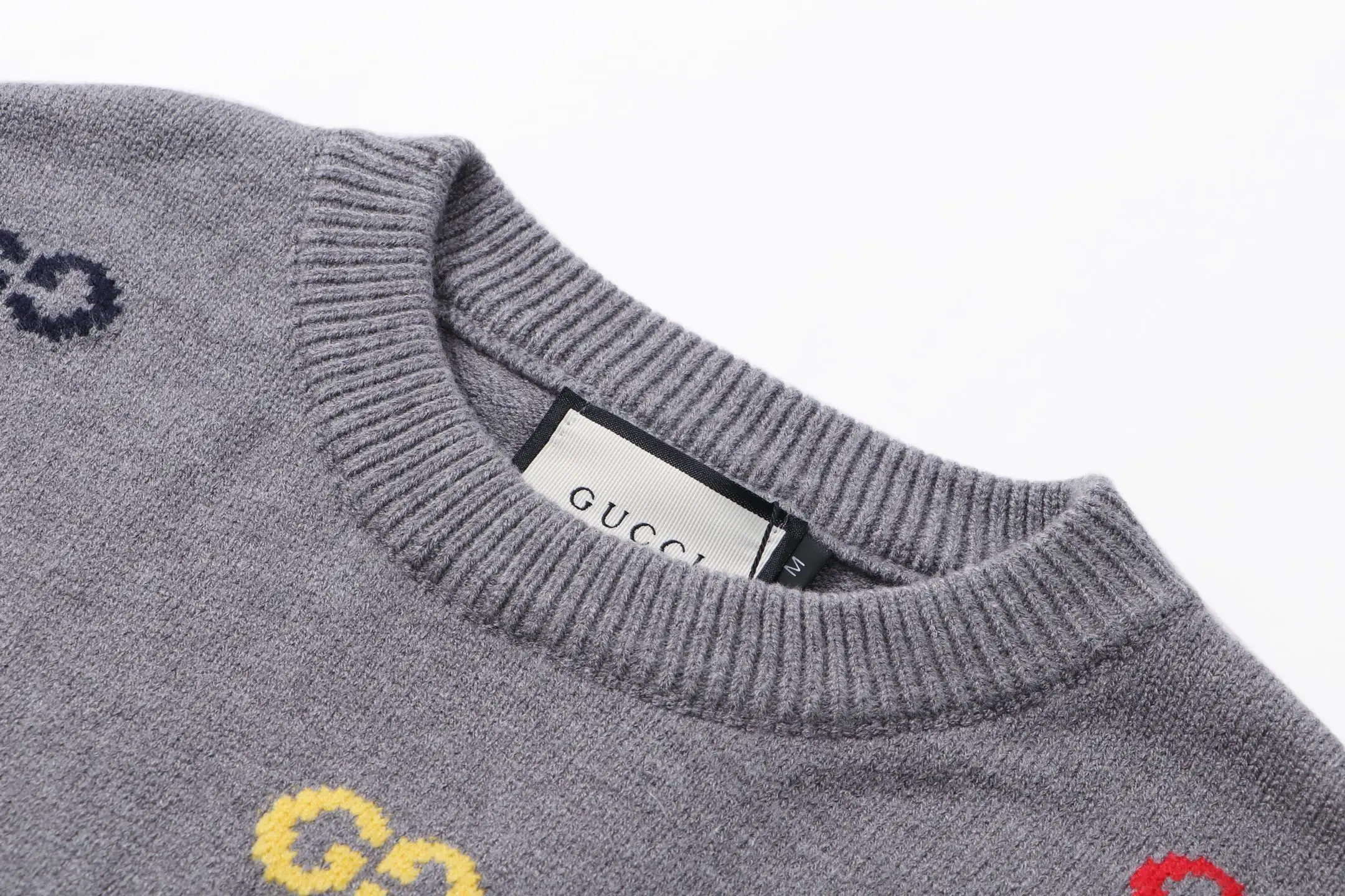 GG Jacquard Crew-Neck Sweater D20022137 — view 4