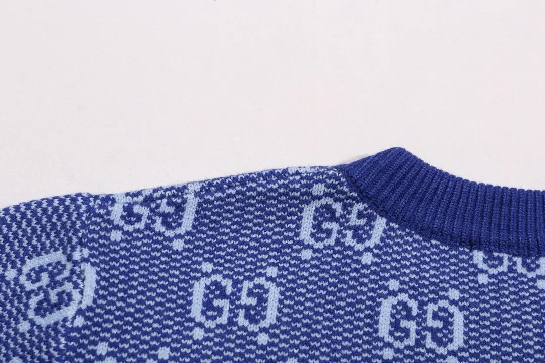 GG Monogram Jacquard Crew-Neck Sweater D20022124 — view 7