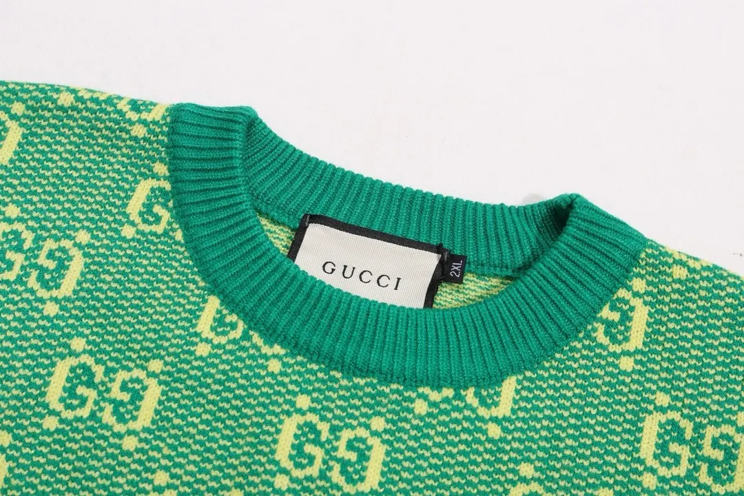 GG Monogram Jacquard Crew-Neck Sweater D20022123 — view 5