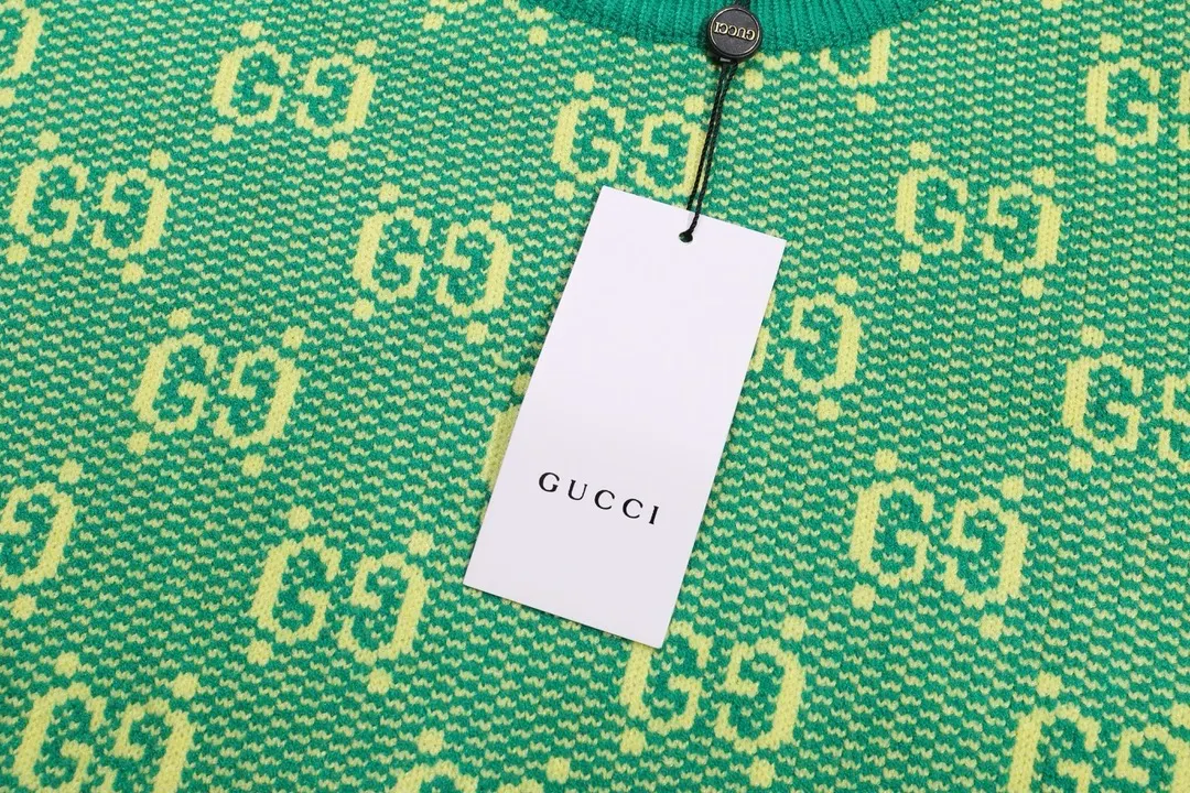 GG Monogram Jacquard Crew-Neck Sweater D20022123 — view 7