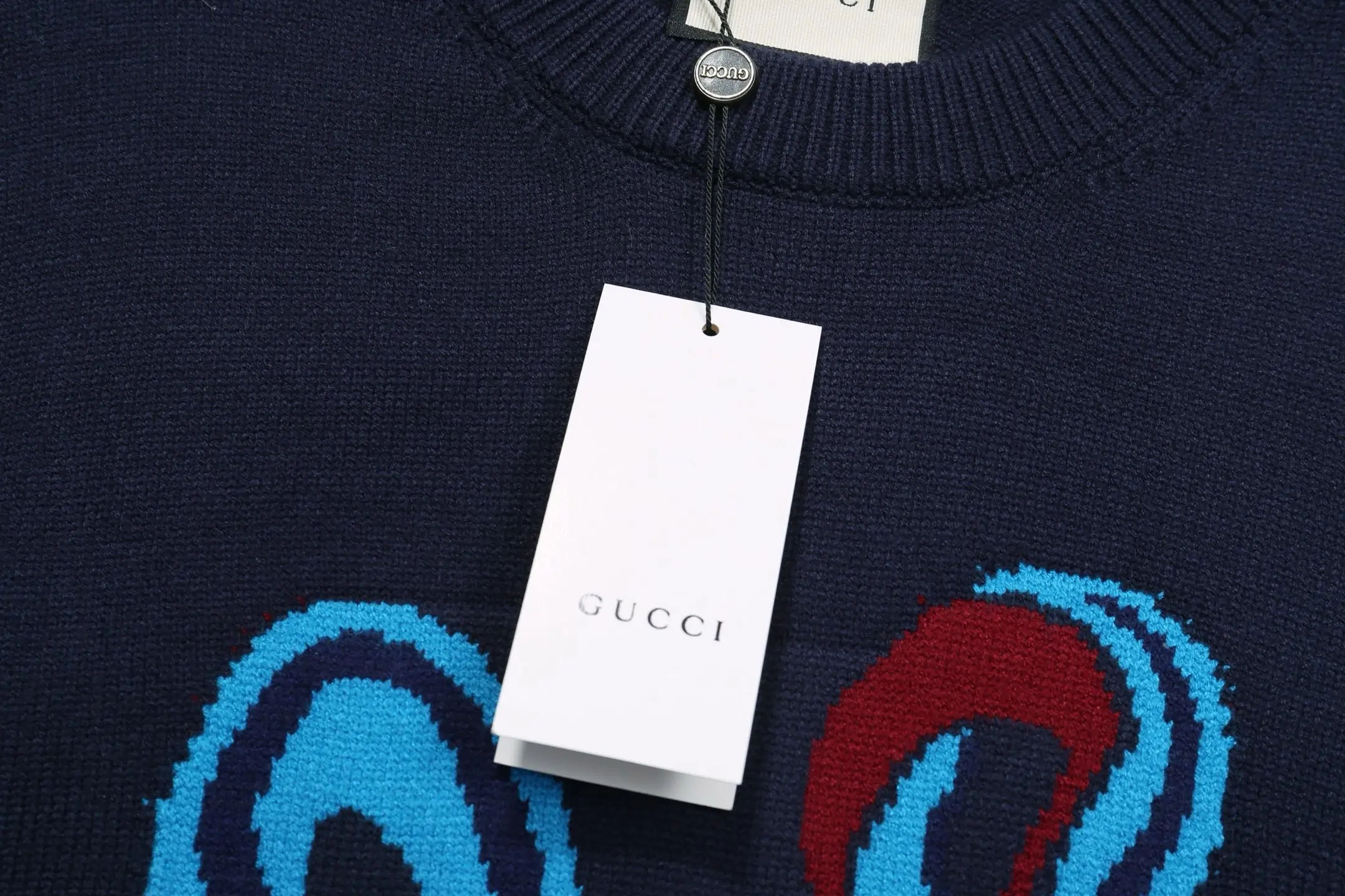 Snake Intarsia Logo Crew-Neck Sweater D20022134 — view 5