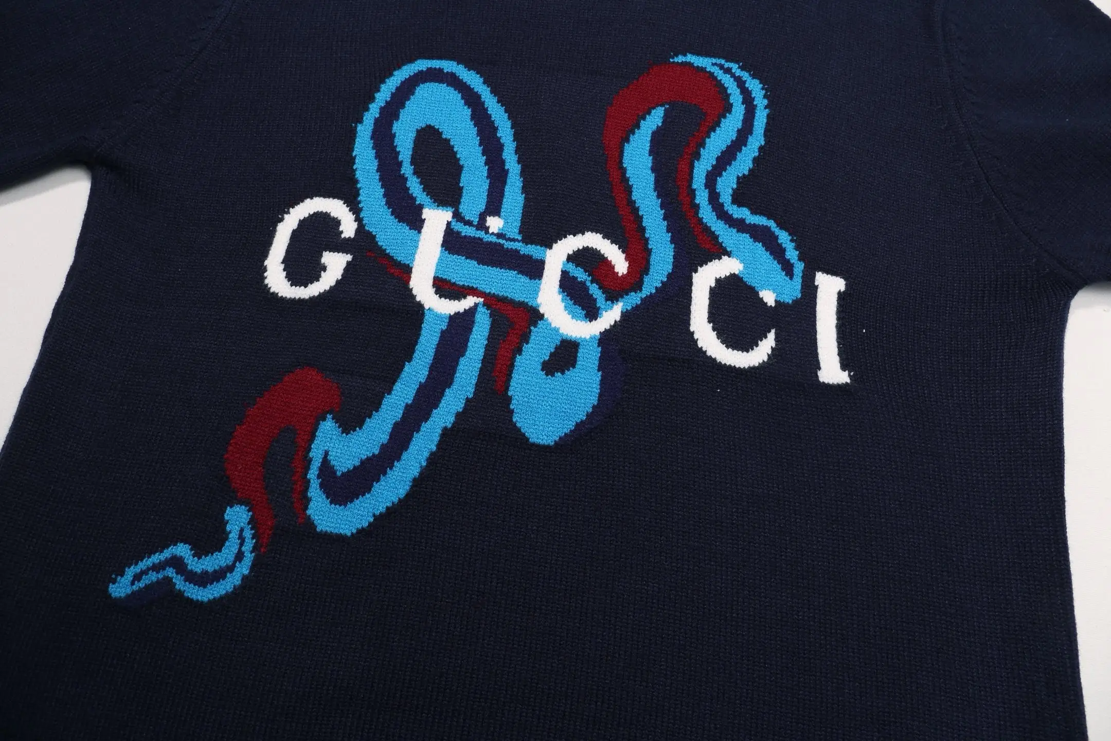 Snake Intarsia Logo Crew-Neck Sweater D20022134 — view 6