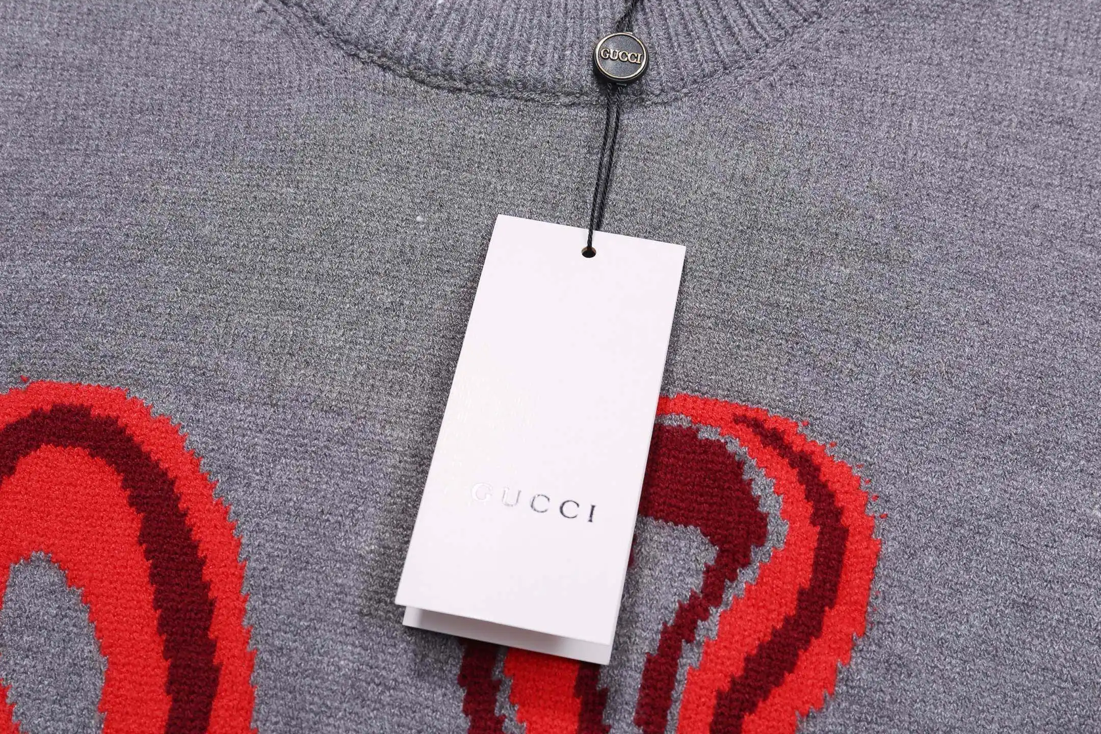 Snake Intarsia Logo Crew-Neck Sweater D20022133 — view 4