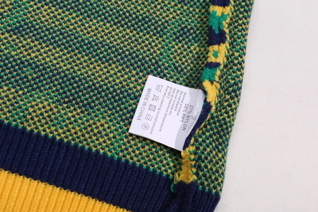 Interlocking G Striped Wool Sweater D20022130 — view 8