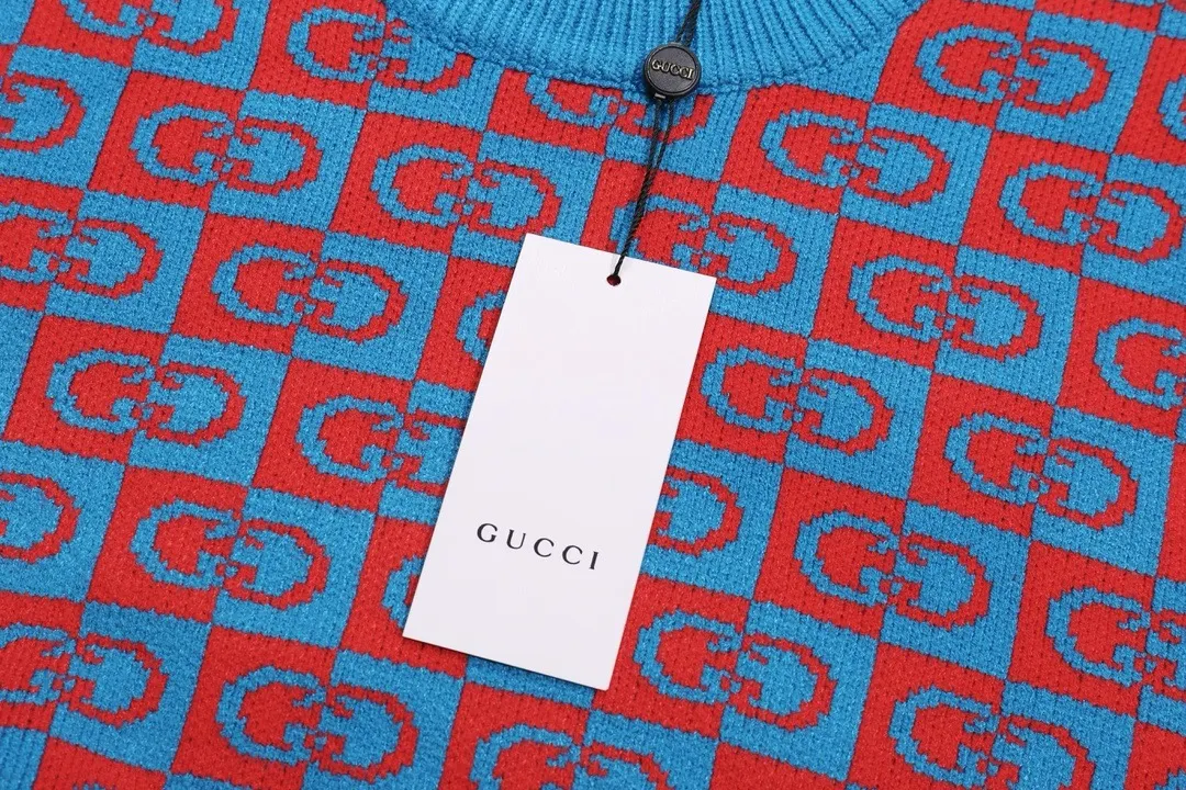 Gucci GG Jacquard Check Crew-Neck Sweater D20022125 — view 4