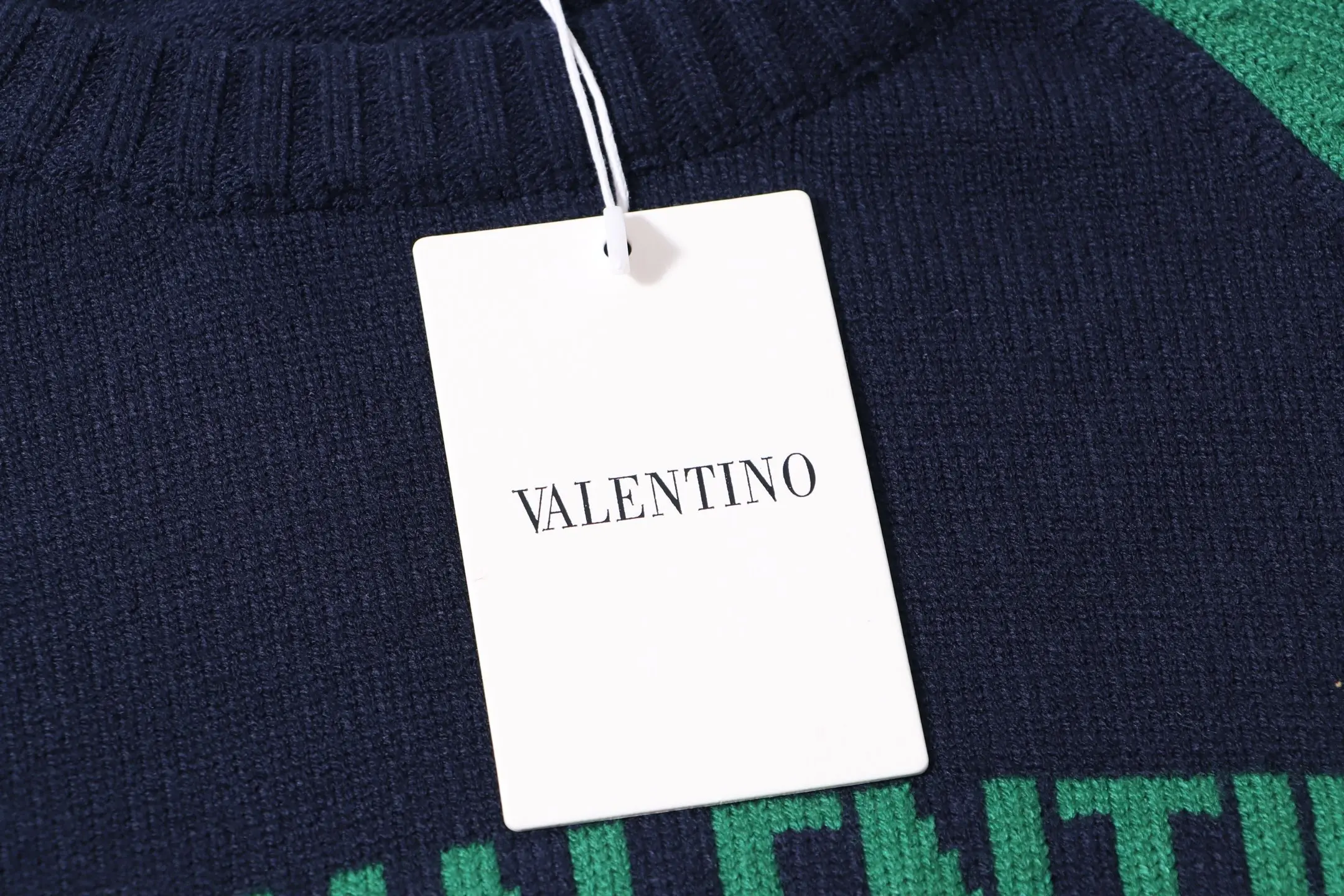 Chez Valentino Logo Intarsia Knit Sweater D20022118 — view 5