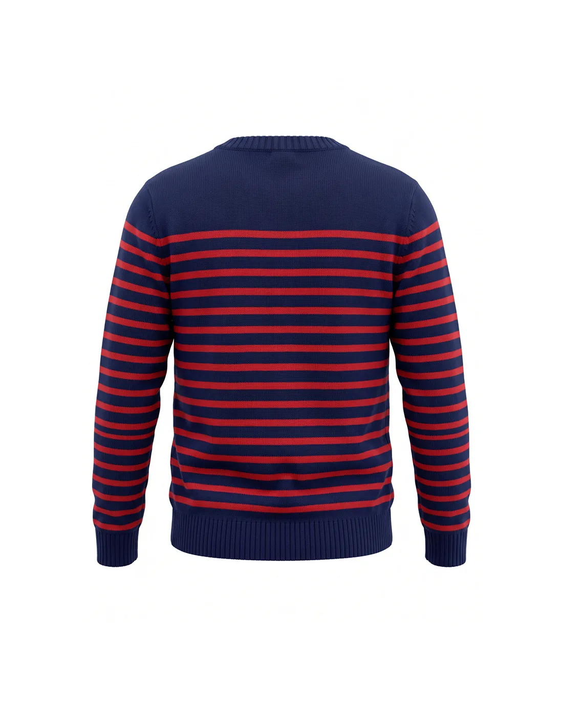 Chez Valentino Striped Intarsia Knit Sweater D20022115 — view 2