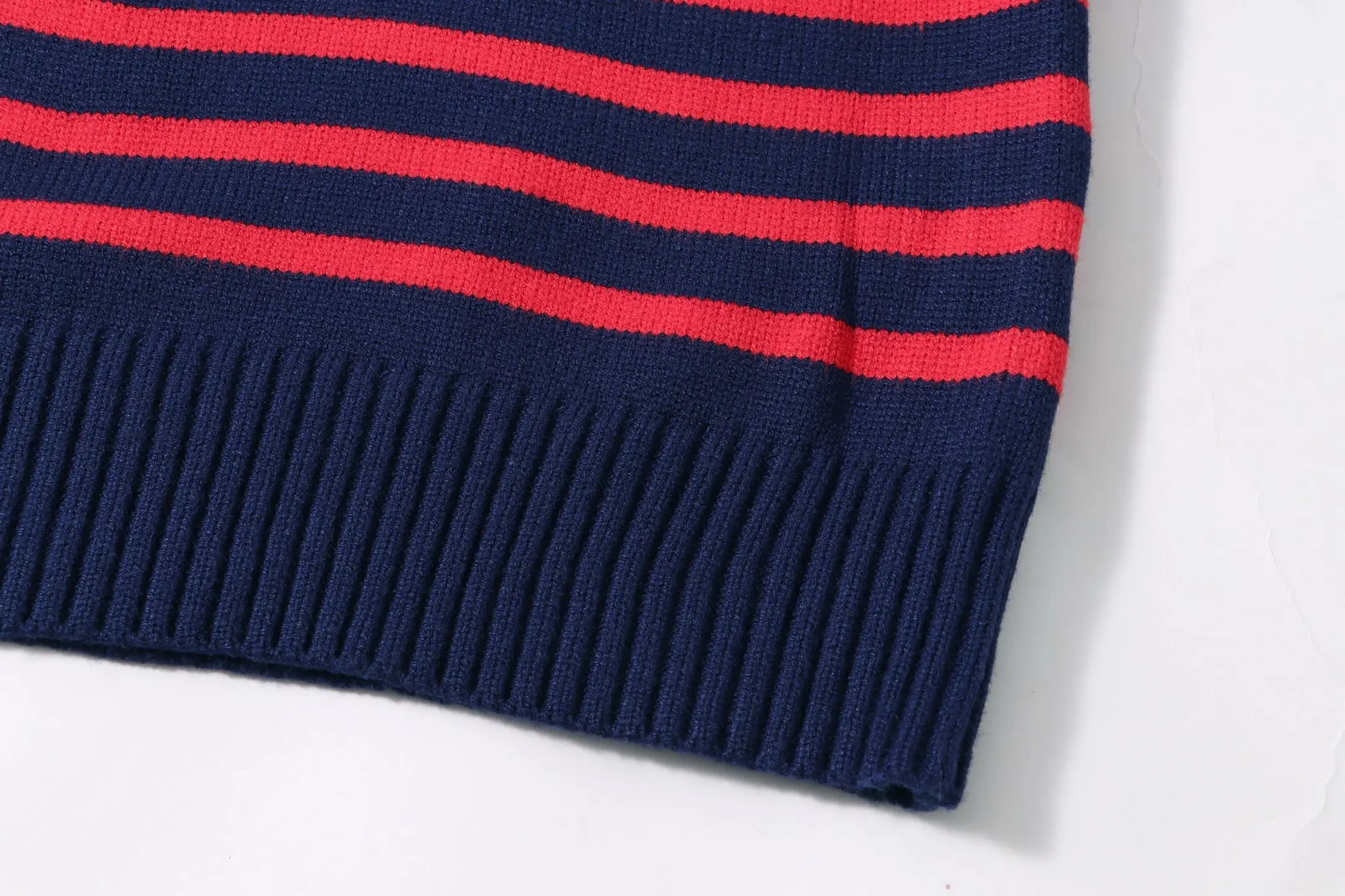 Chez Valentino Striped Intarsia Knit Sweater D20022115 — view 3