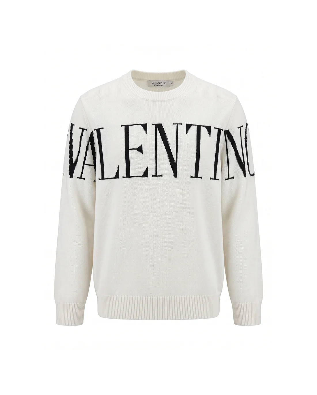 Logo Jacquard Crew-Neck Sweater D20022113