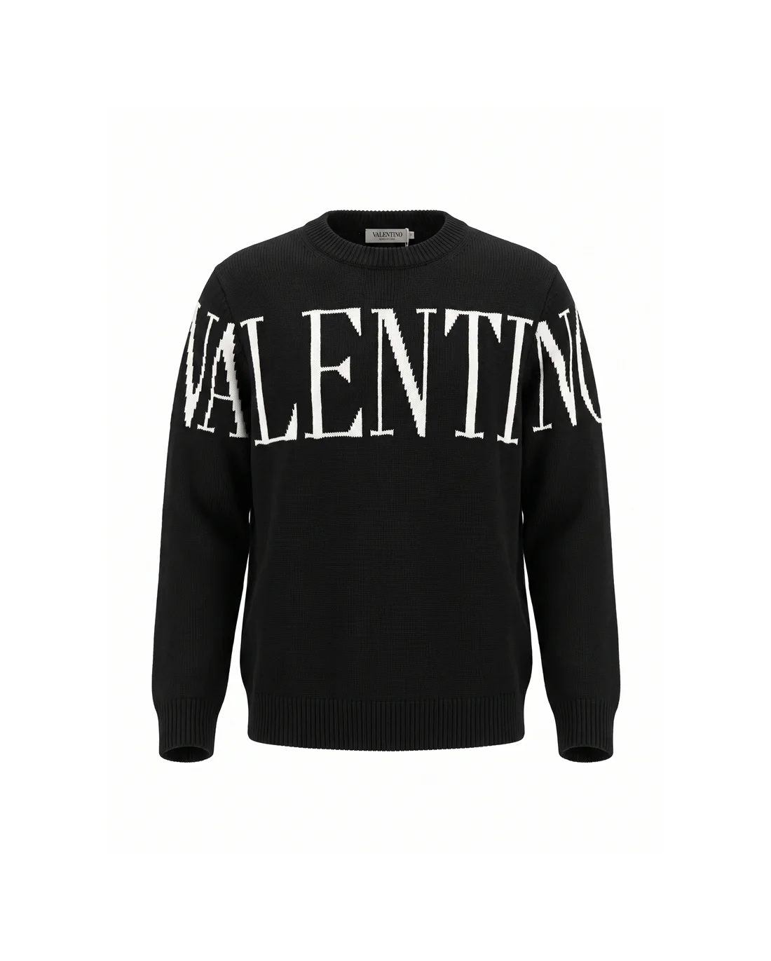 Logo Intarsia Crew-Neck Sweater D20022111