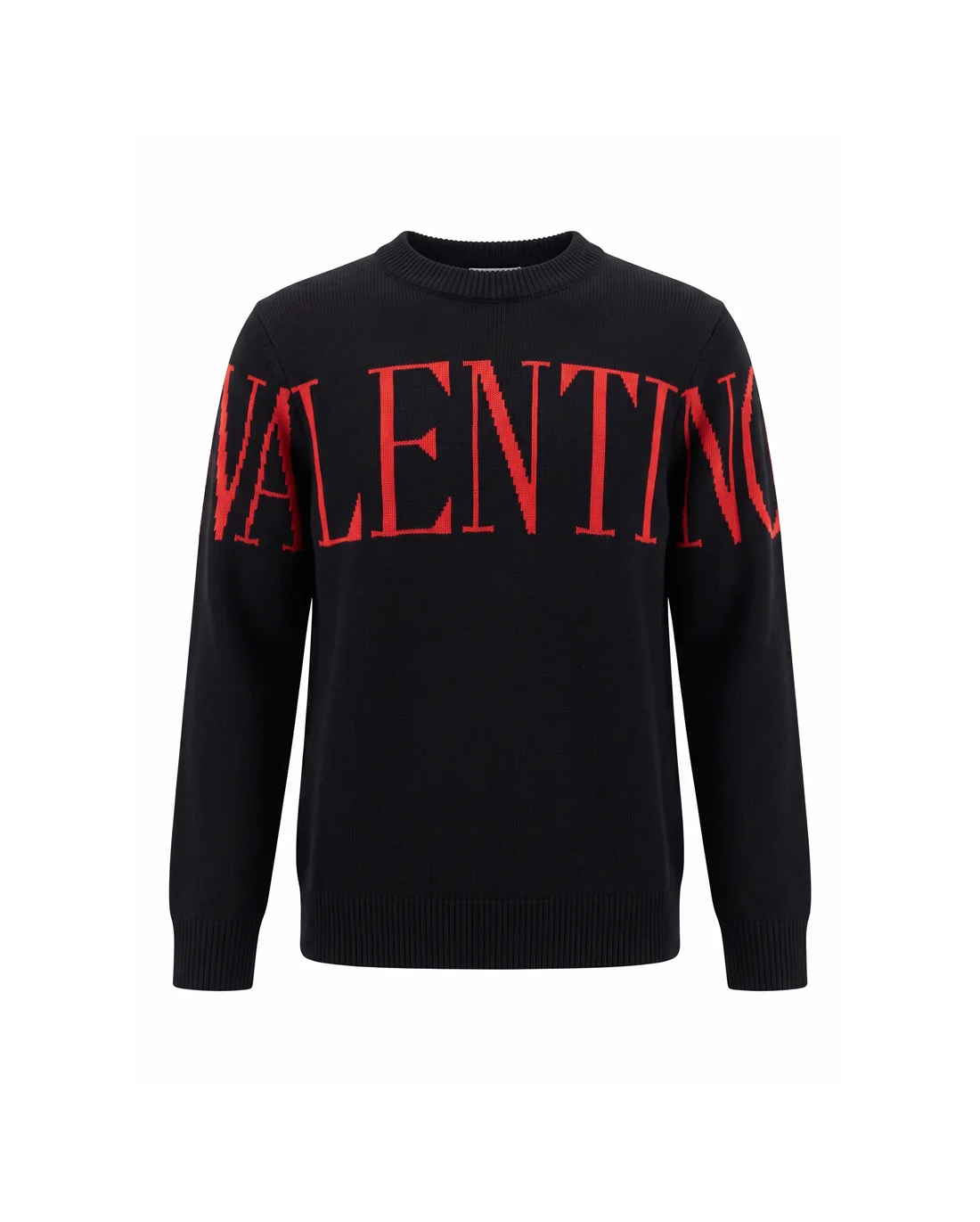 Logo Jacquard Crew-Neck Sweater D20022112