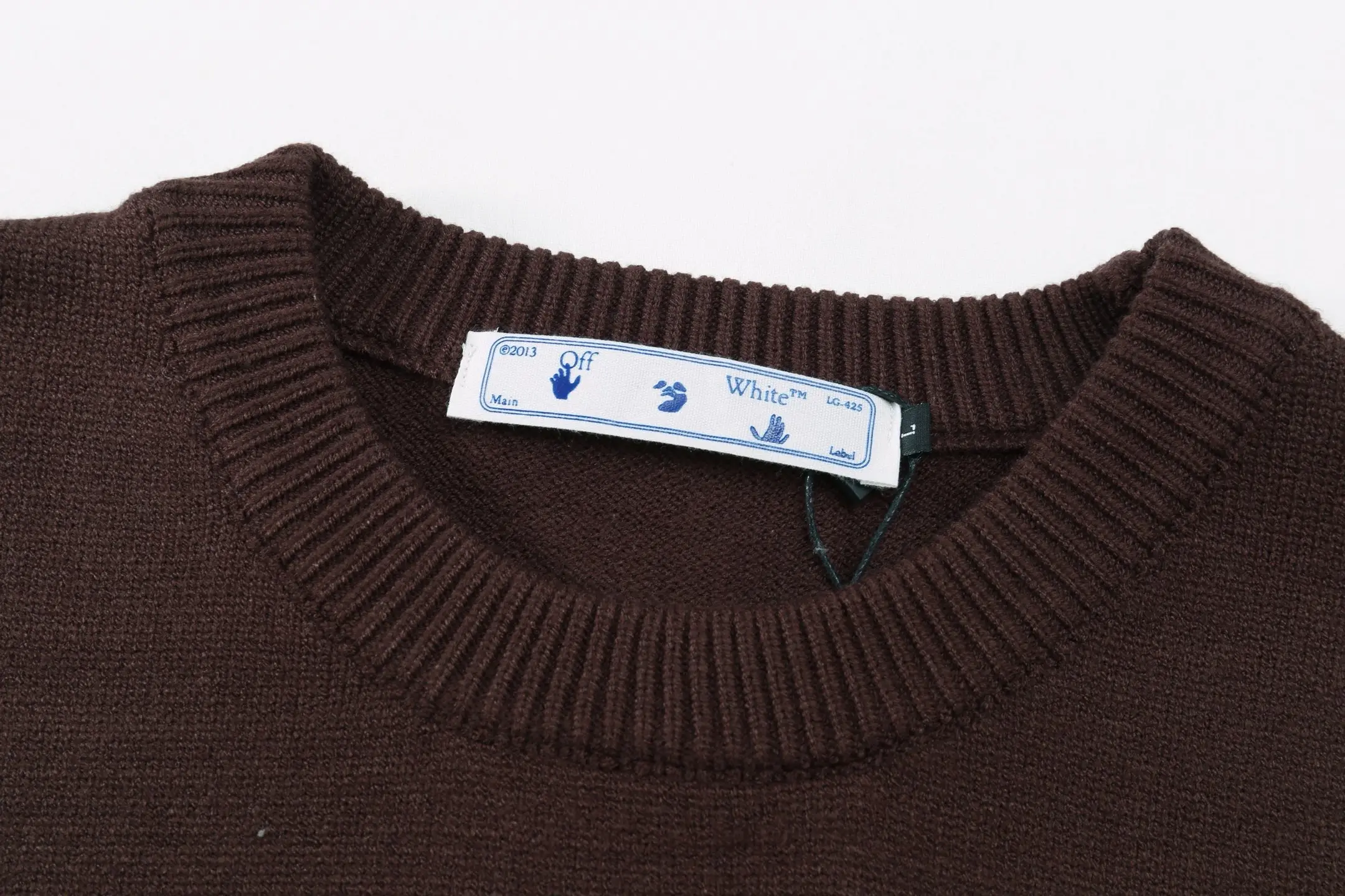 Logo Jacquard Wool Crew-Neck Sweater D20022158 — view 3