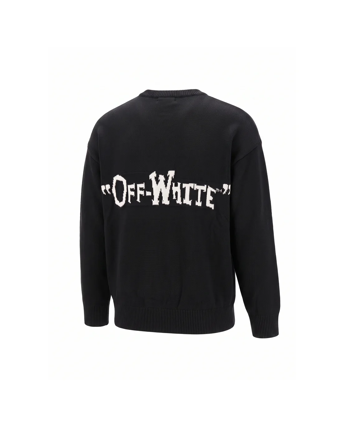 Logo Jacquard Wool Crew-Neck Sweater D20022160 — view 2