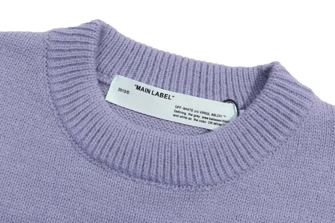 Off-White Logo Jacquard Wool Sweater D20022156 — view 4