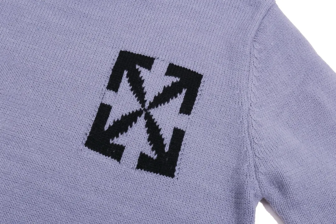 Off-White Logo Jacquard Wool Sweater D20022156 — view 7