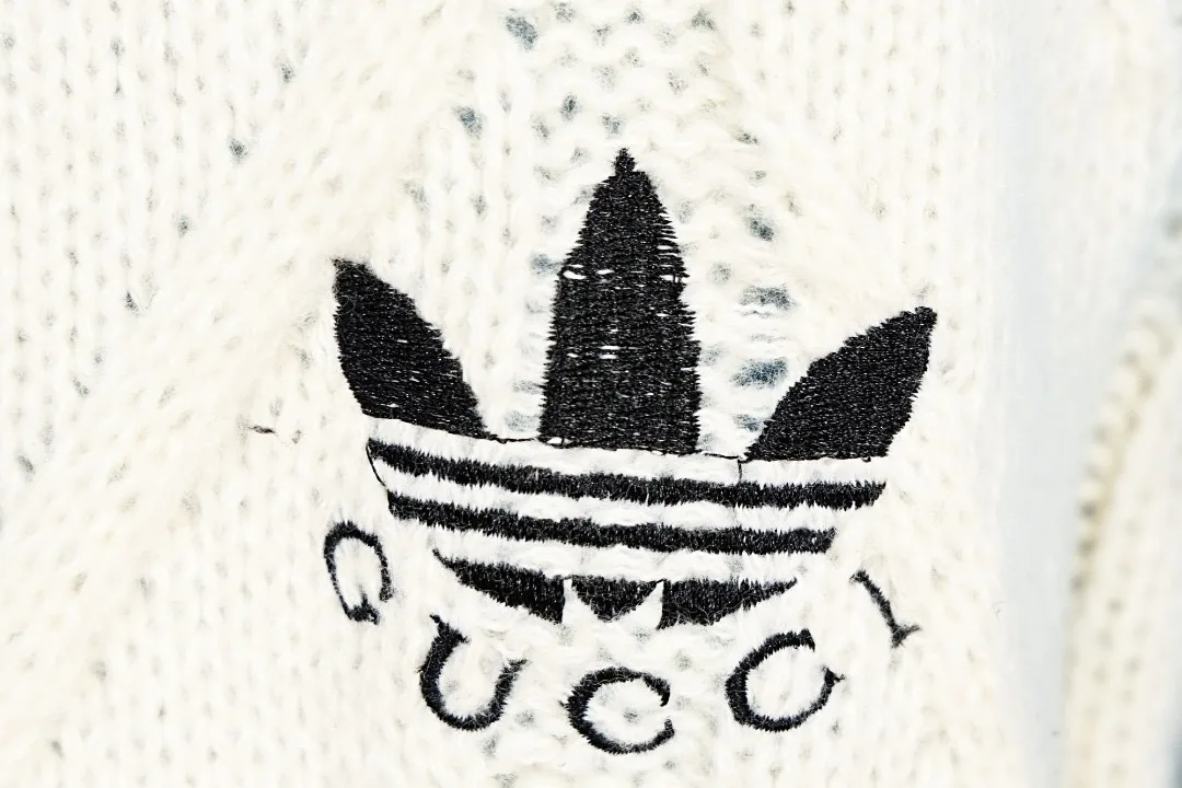 Gucci x adidas Cable-Knit Crew-Neck Sweater D20522128 — view 5