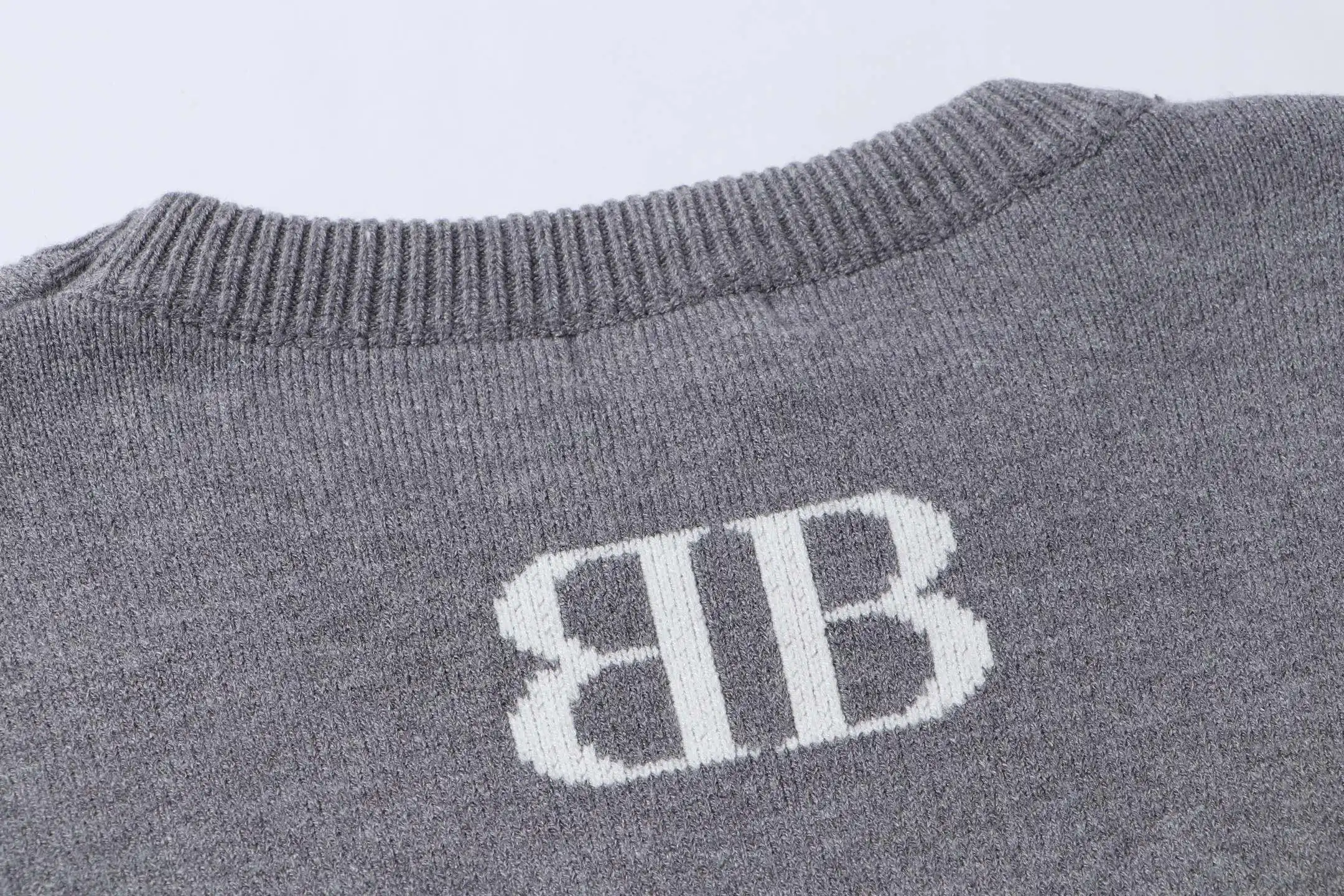 Logo Intarsia Knit Crew-Neck Sweater D21022094 — view 8