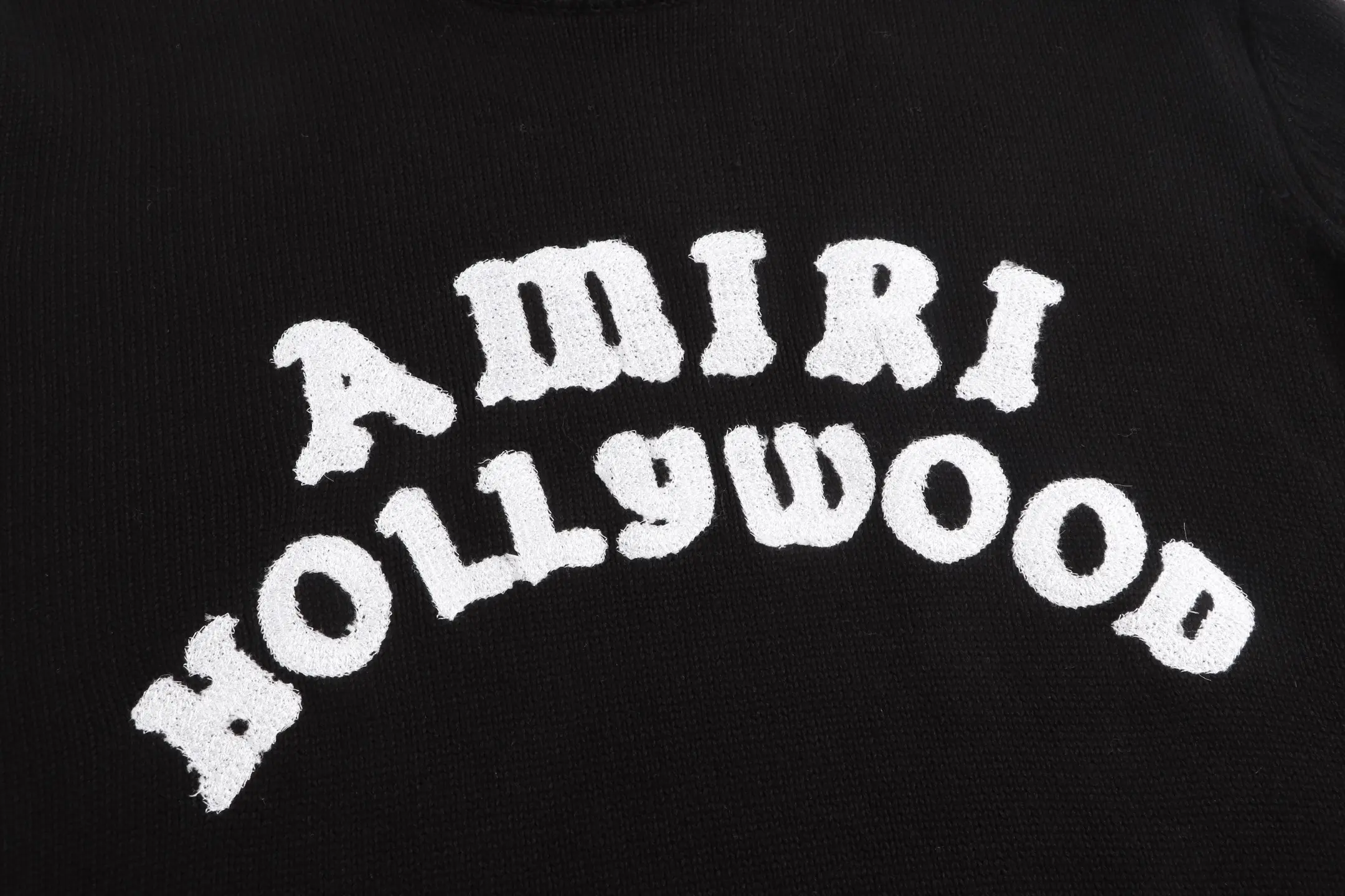 Hollywood Logo Embroidered Crew-Neck Sweater D21022143 — view 4