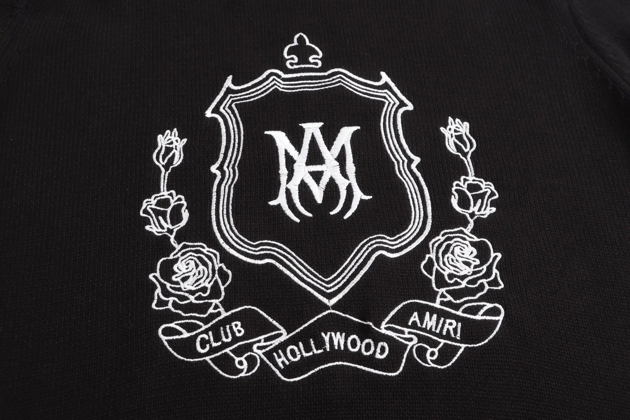 Logo Embroidery Crew-Neck Knit Sweater D21022144 — view 3