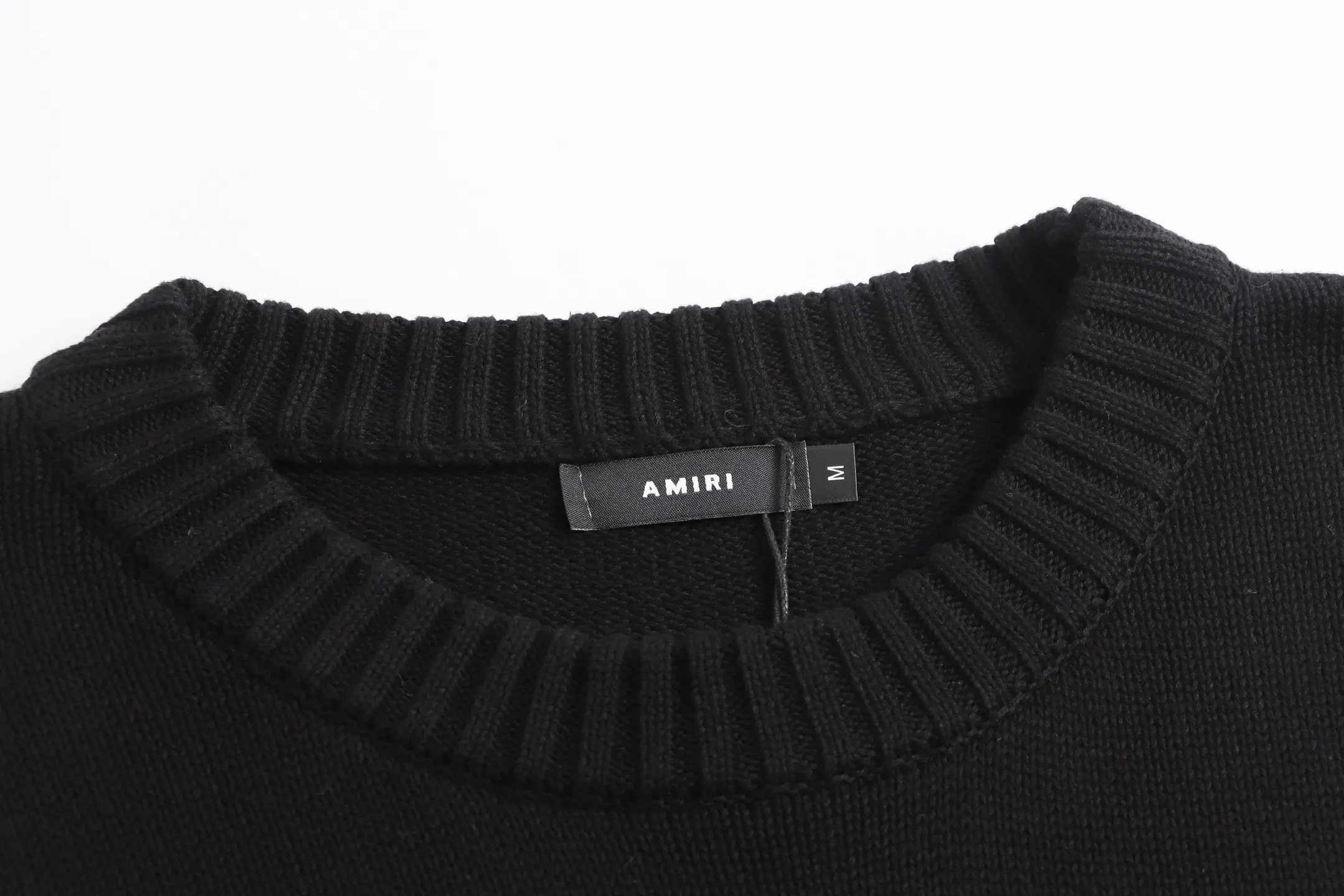 Logo Embroidery Crew-Neck Knit Sweater D21022144 — view 4