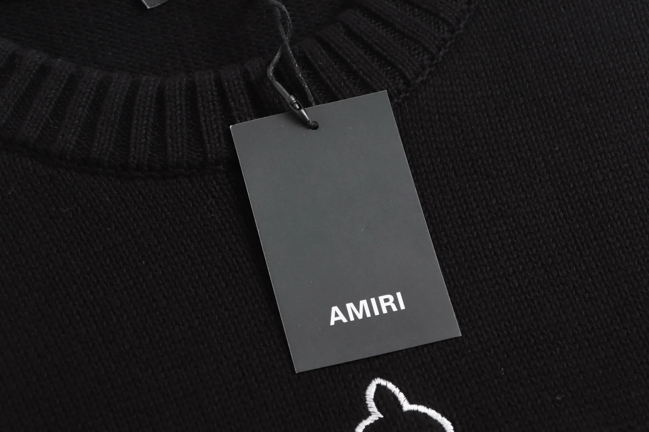Logo Embroidery Crew-Neck Knit Sweater D21022144 — view 5