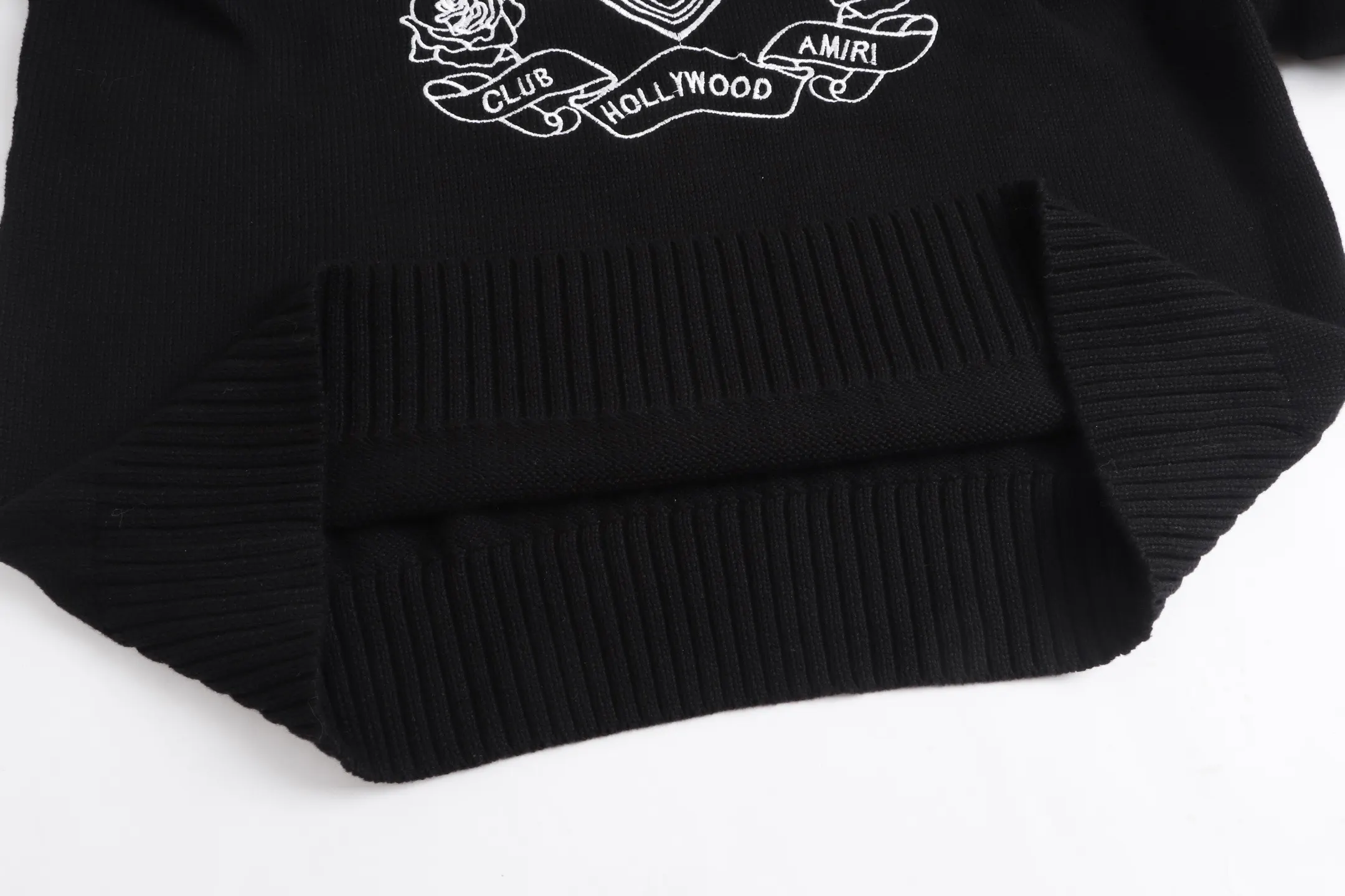 Logo Embroidery Crew-Neck Knit Sweater D21022144 — view 6