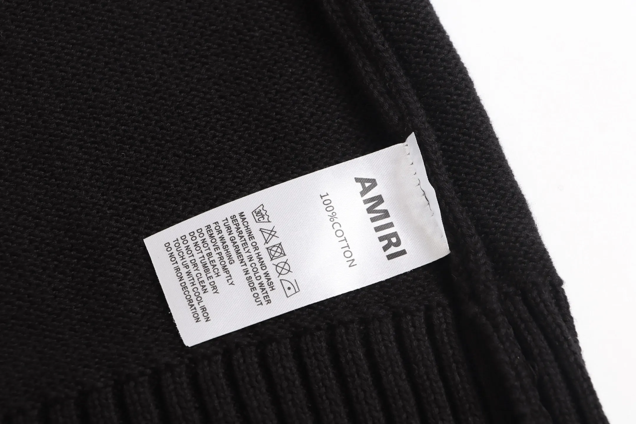 Logo Embroidery Crew-Neck Knit Sweater D21022144 — view 8