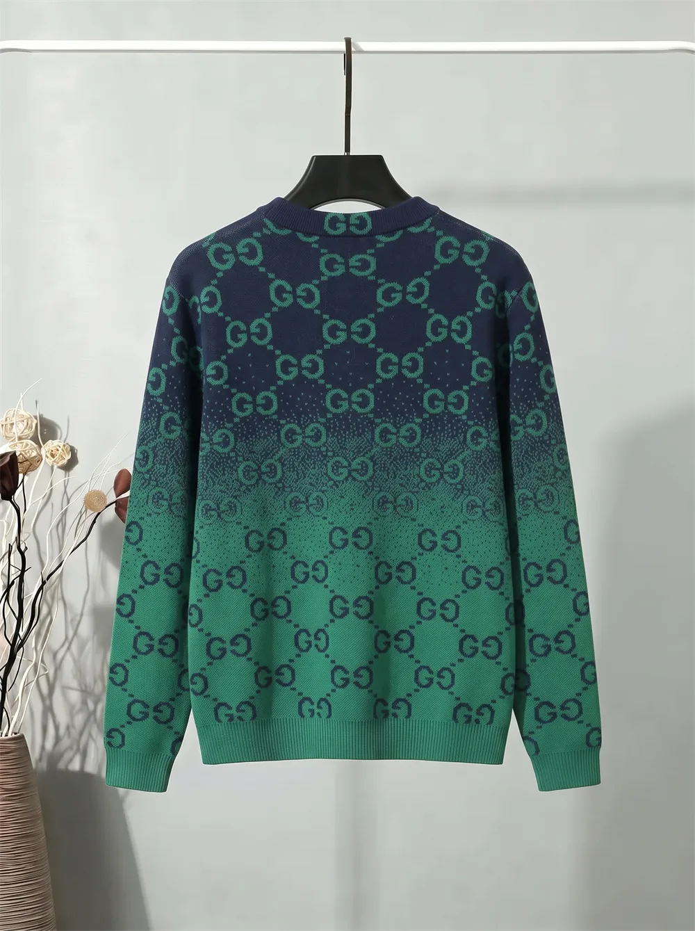 GG Monogram Gradient Jacquard Sweater D21022136 — view 2