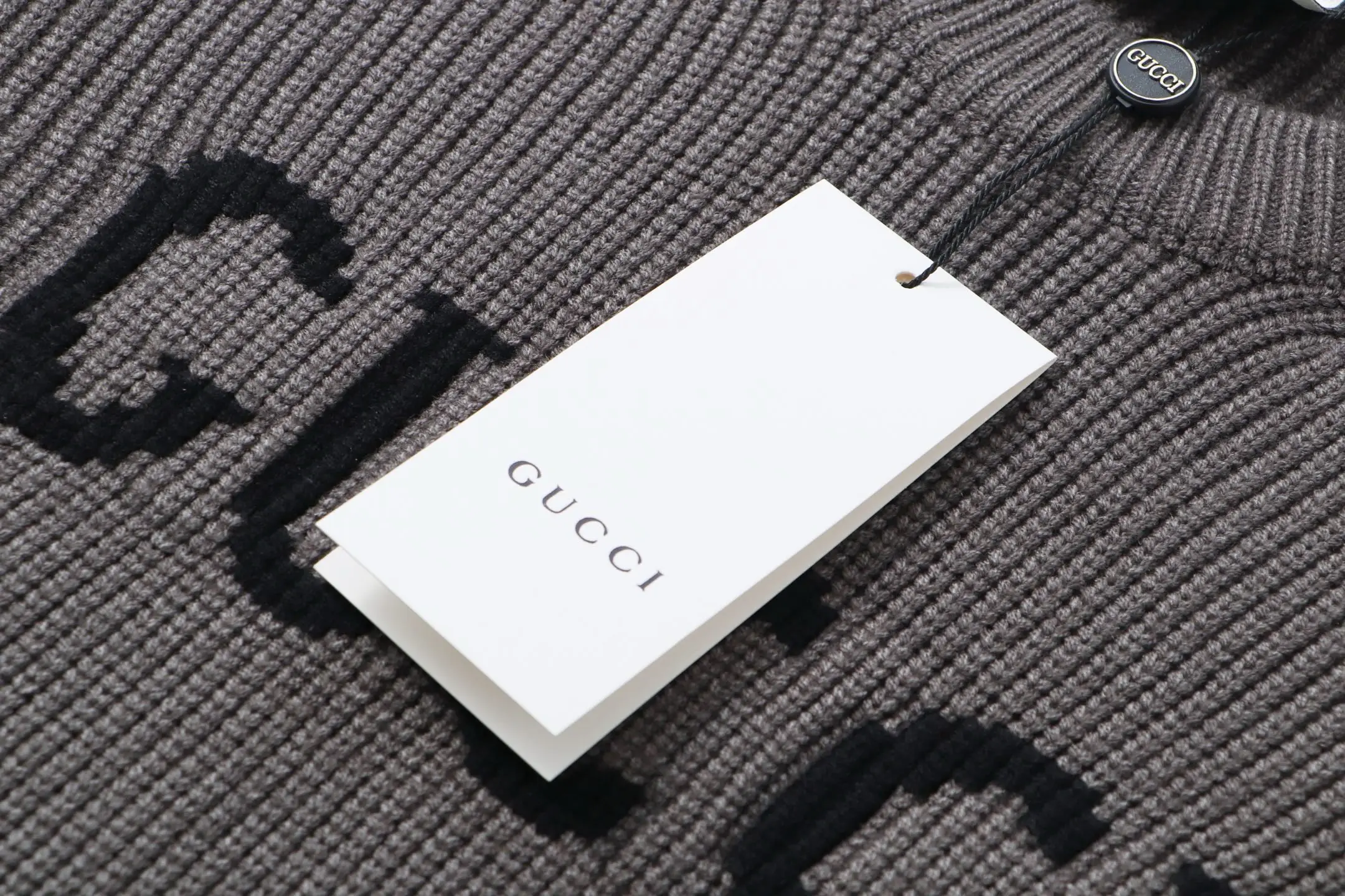 Logo Jacquard Crew-Neck Sweater D21022140 — view 5