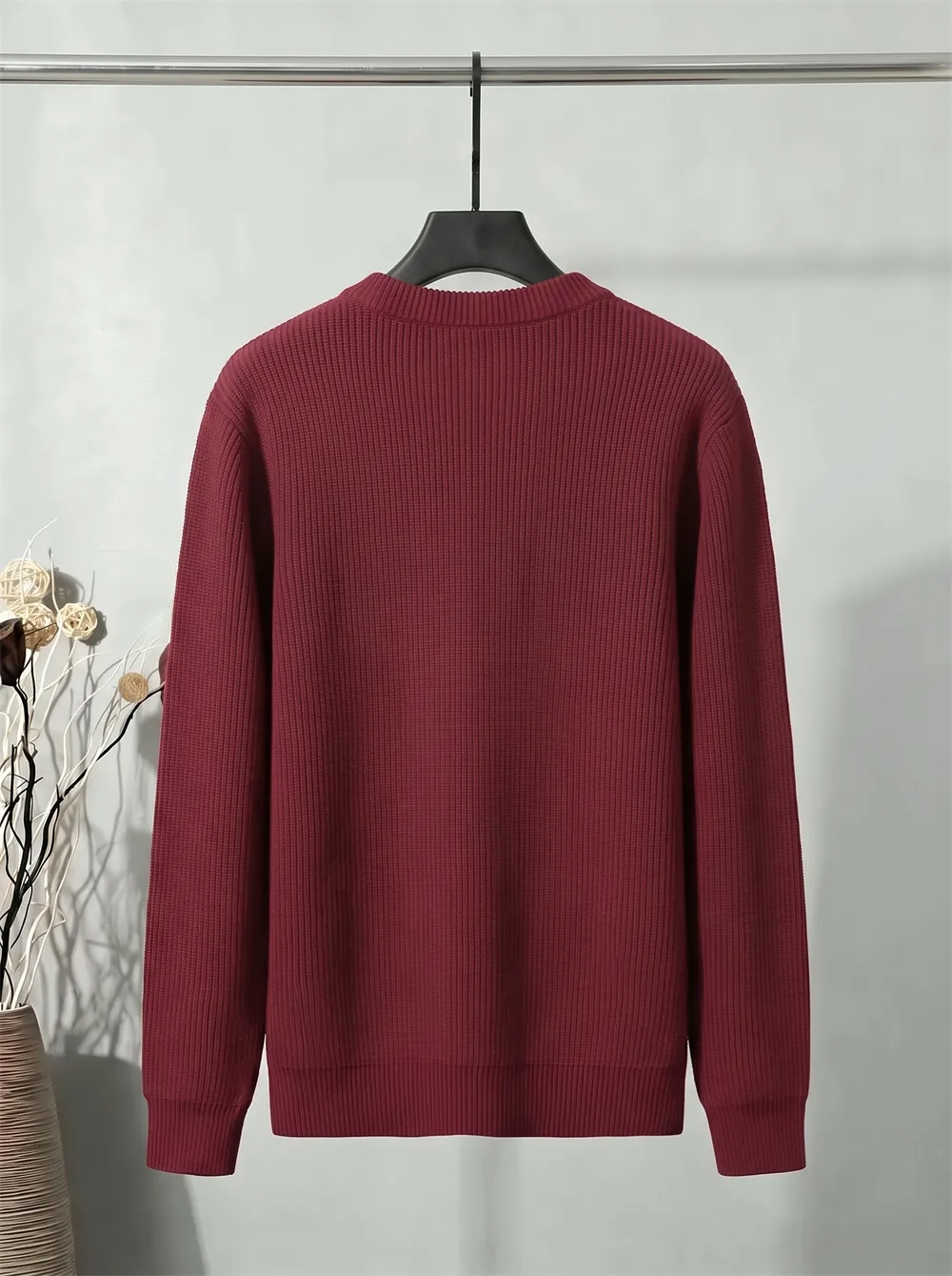 Logo Jacquard Ribbed Crew-Neck Sweater D21022139 — view 2