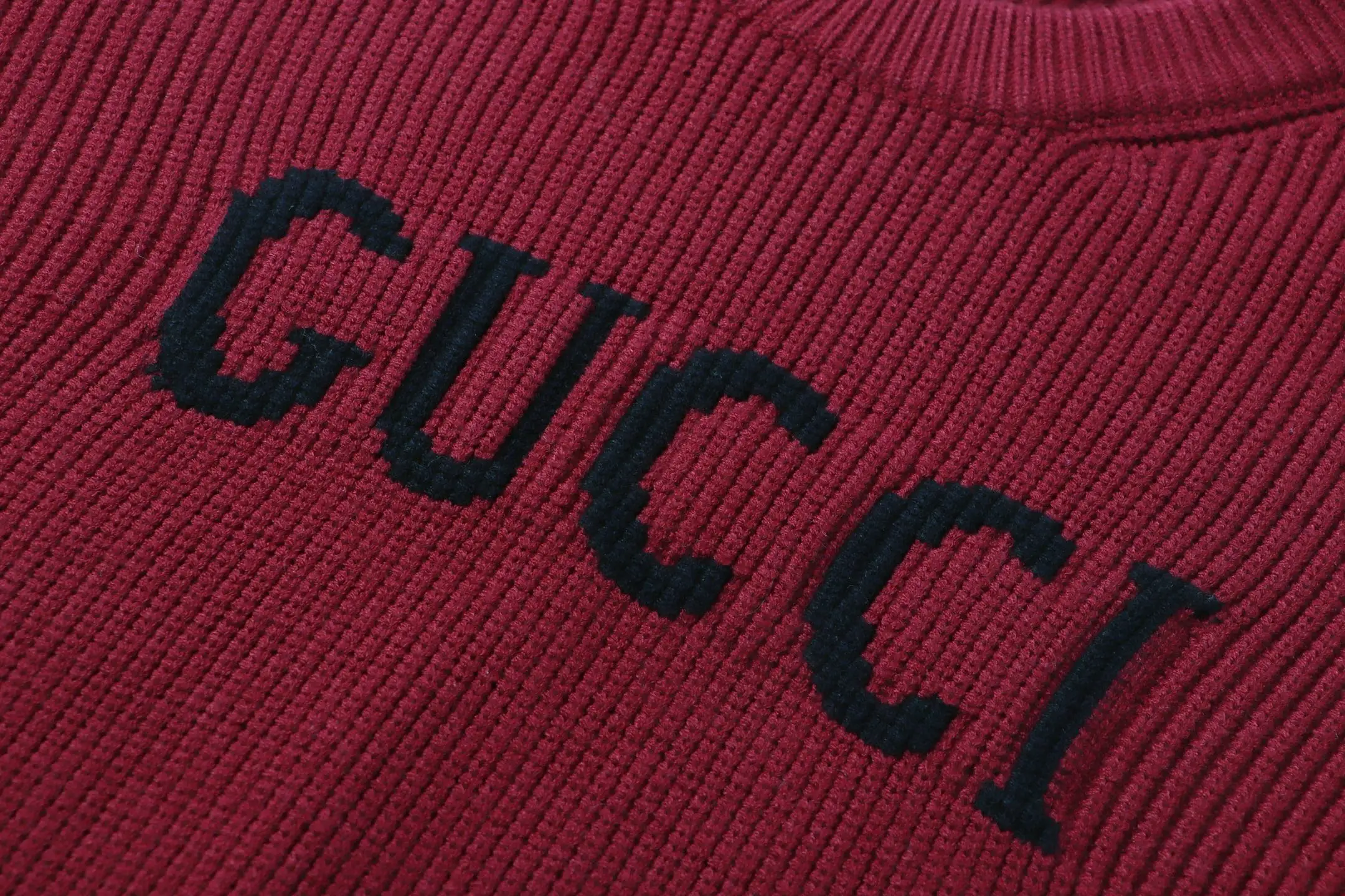 Logo Jacquard Ribbed Crew-Neck Sweater D21022139 — view 4