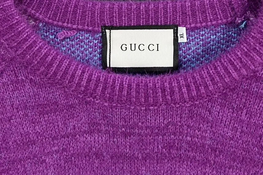Gucci x adidas Trefoil Mohair-Blend Sweater D21522127 — view 3