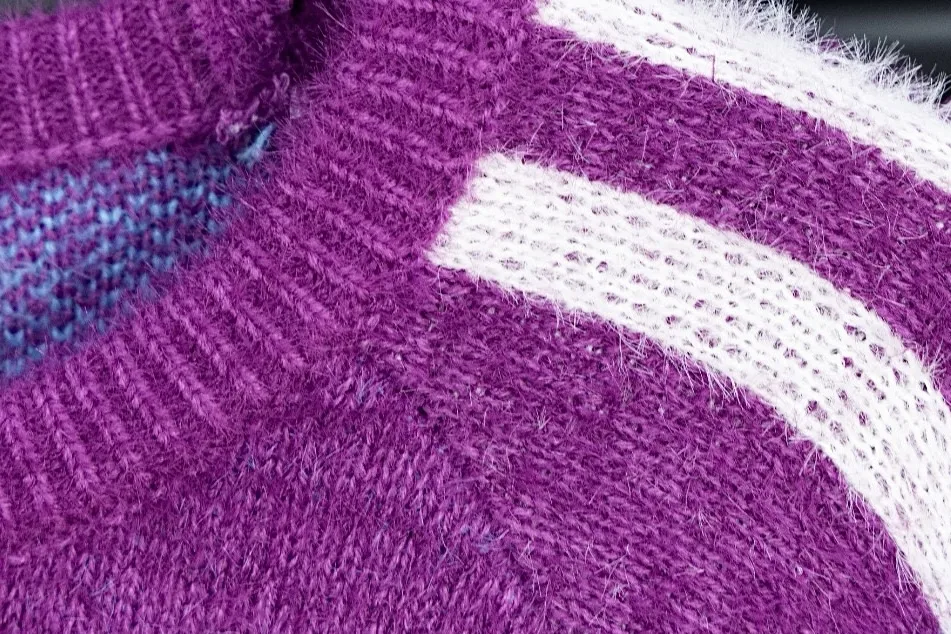 Gucci x adidas Trefoil Mohair-Blend Sweater D21522127 — view 4