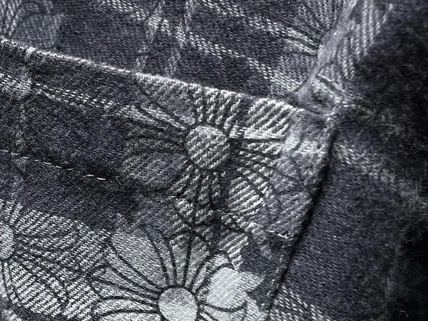 Cross-Jacquard Plaid Flannel Shirt D22022168 — view 6