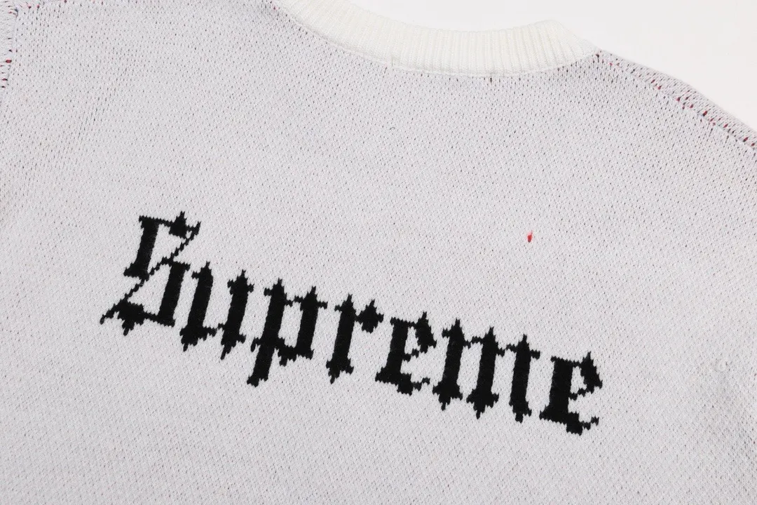 Snow White Jacquard Crew-Neck Sweater D22022092 — view 4