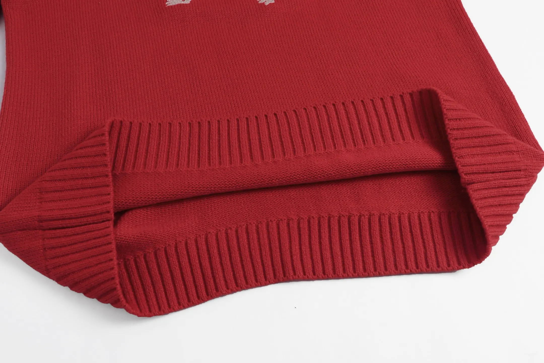 Leopard Logo Embroidered Crew-Neck Sweater D22022108 — view 5