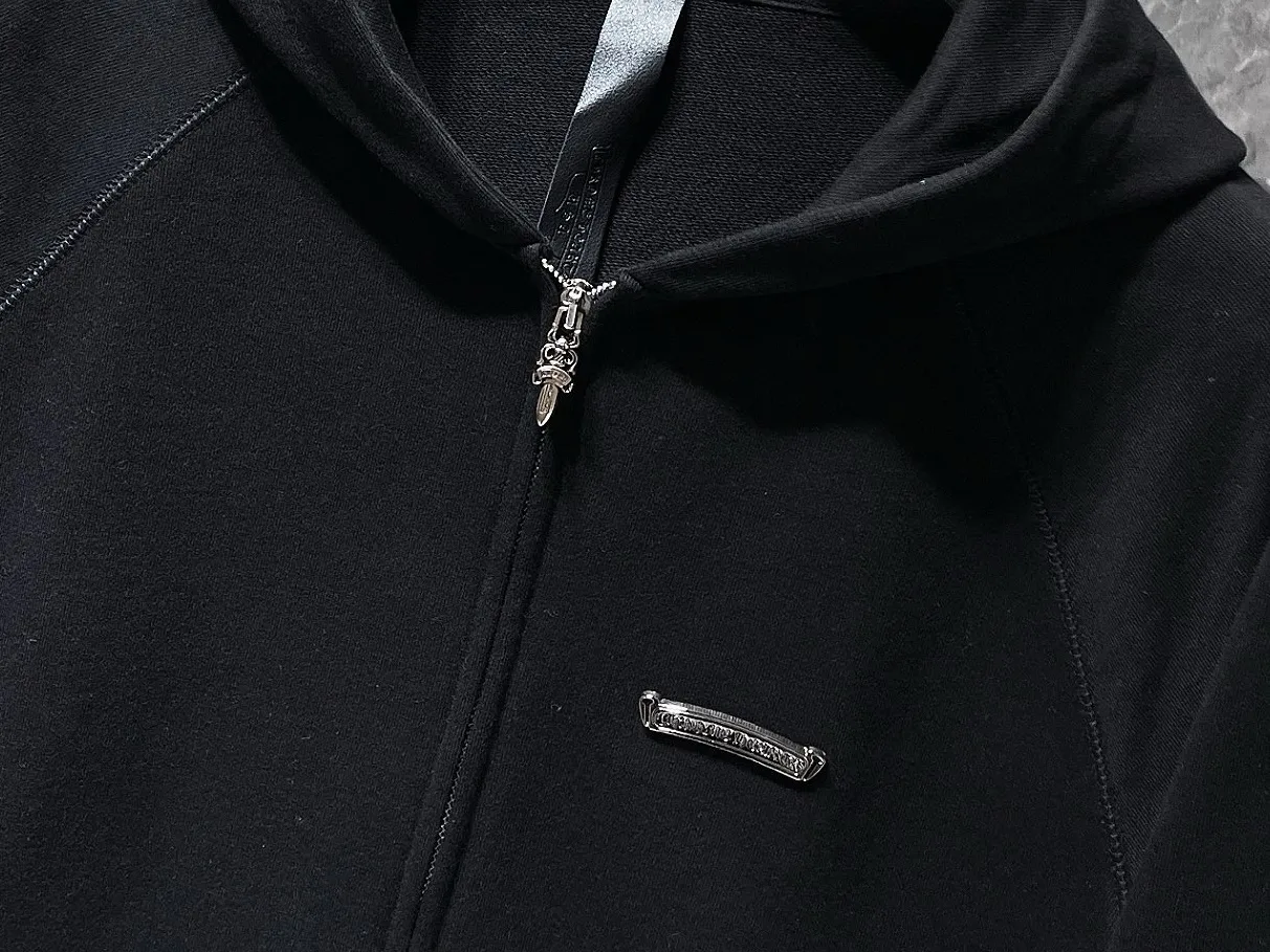 Logo-Appliqué Zip-Up Hoodie D23022167 — view 4
