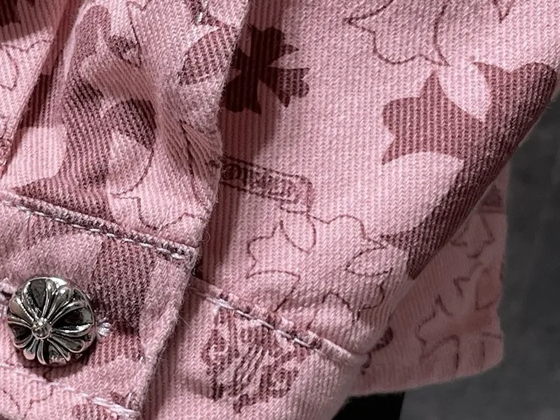 Monogram Cross-Print Denim Shirt Jacket D23022169 — view 7
