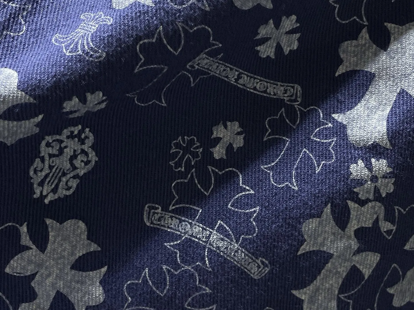 Monogram Cross Print Denim Shirt Jacket D23022170 — view 8