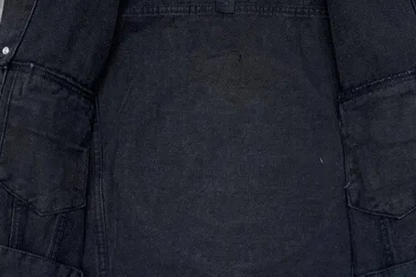 Embroidered Leather-Patch Denim Jacket D25022163 — view 9