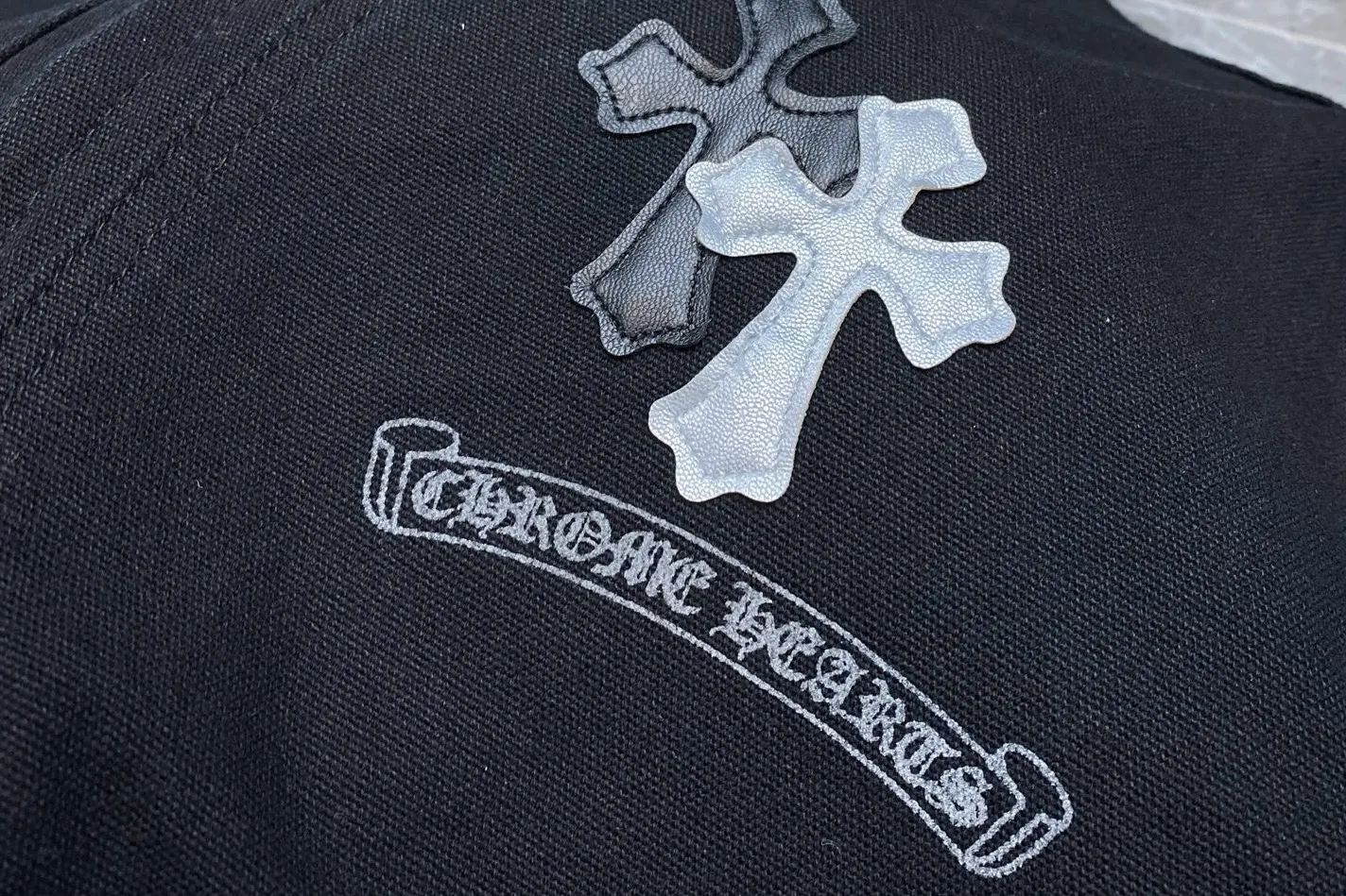Cross Patch Jacquard Denim Jacket D25022165 — view 4