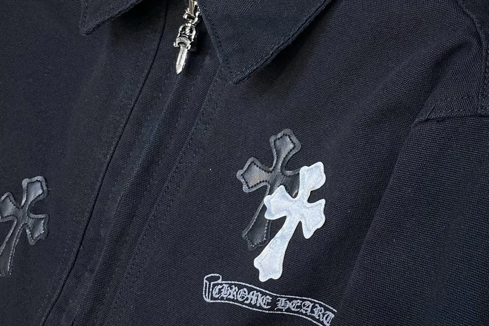 Cross Patch Jacquard Denim Jacket D25022165 — view 6