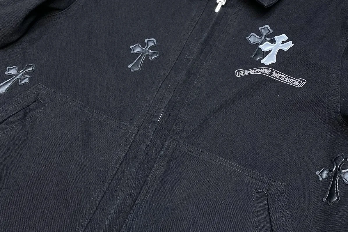 Cross Patch Jacquard Denim Jacket D25022165 — view 7