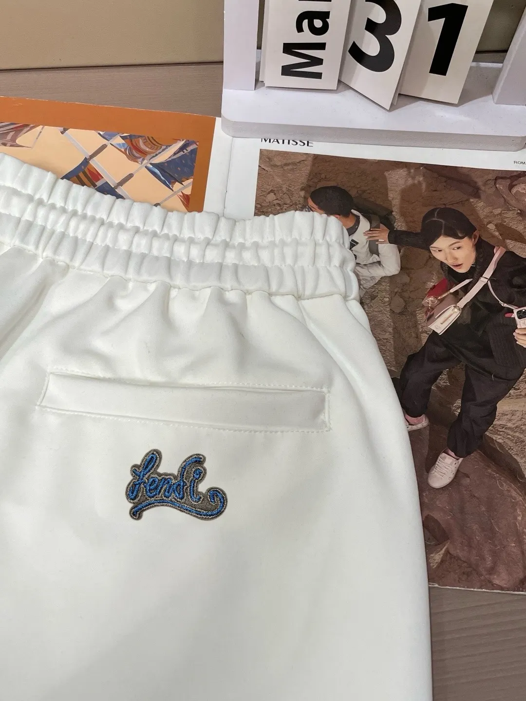 Logo-Patch Cotton Jersey Shorts D14511255 — view 7